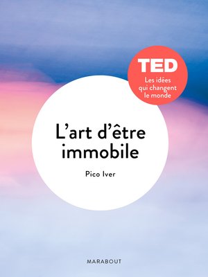 cover image of L'art d'être immobile